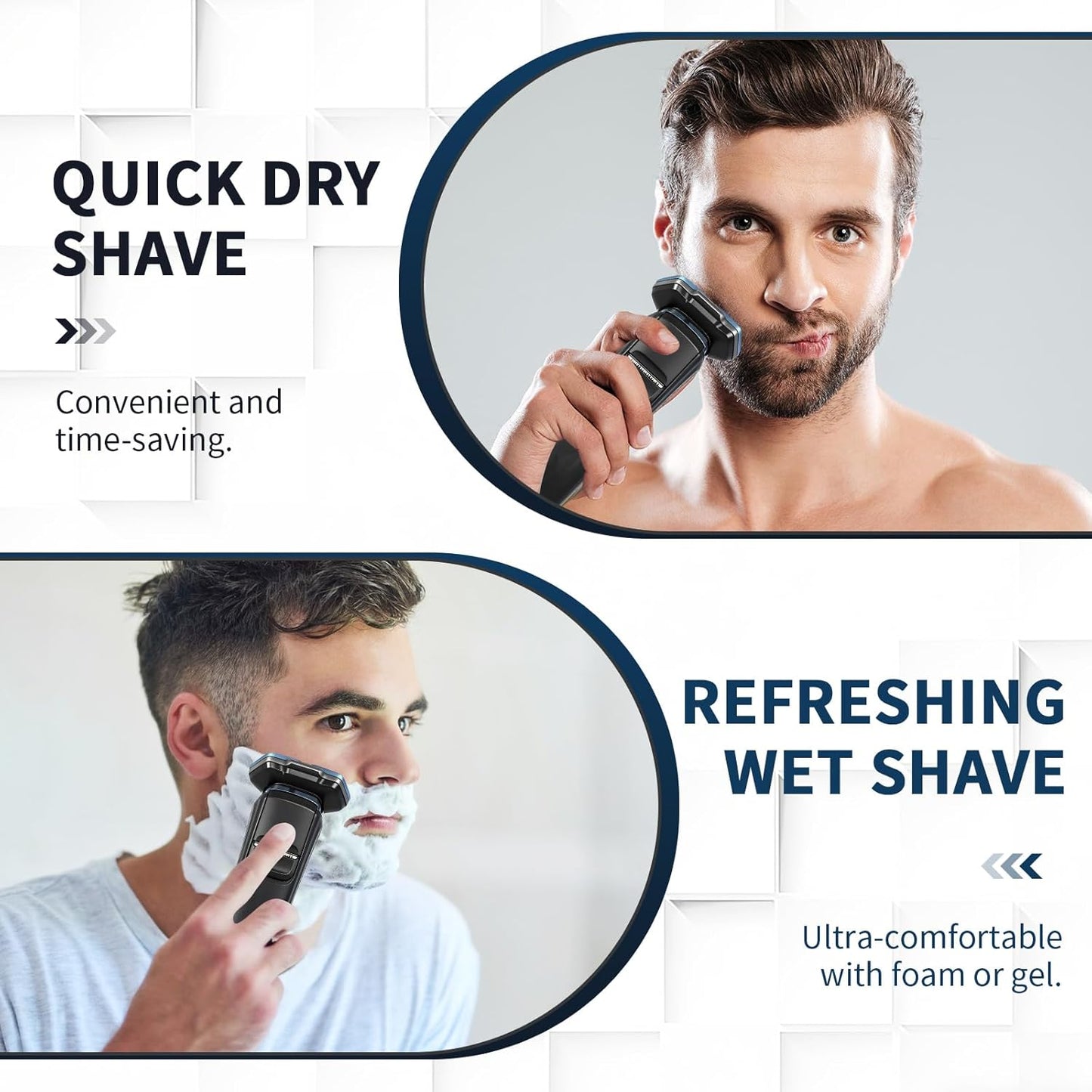 Philips SH71/50 Replacement Shaving Heads - Compatible with S5000 & S7000 Series Shavers | 2-Pack (Blue)