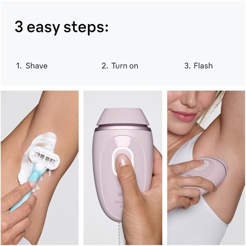 Braun Silk·Expert Mini IPL Hair Removal Device - At-Home Permanent Laser Hair Reduction for All Skin Types
