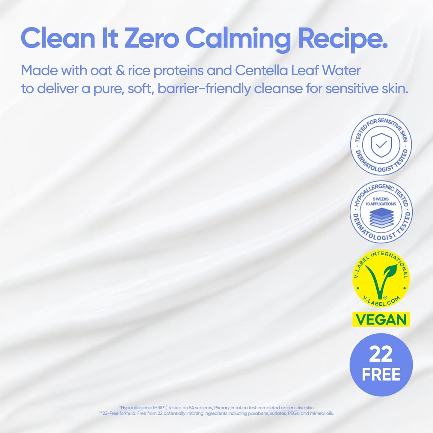BANILA CO Clean It Zero Calming Cleansing Milk - Vegan Makeup Remover for Sensitive Skin | Oat & Rice Protein, Centella Asiatica (200ml / 6.76 fl oz)