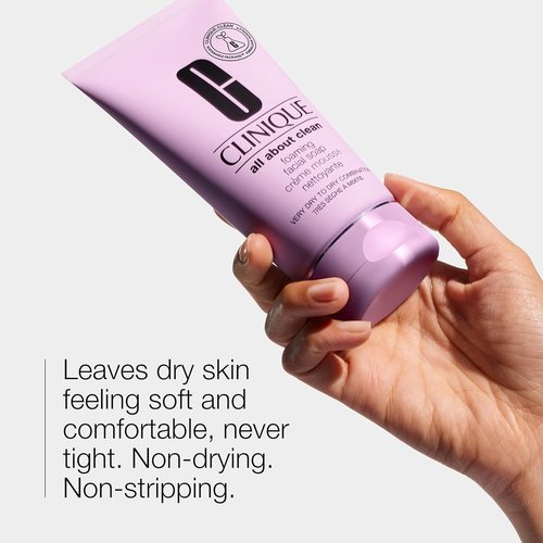 Clinique Foaming Face Wash - Hydrating Formula With Hyaluronic Acid & Glycerin | 5 Fl Oz