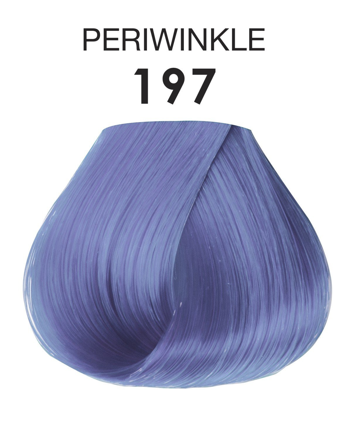 Adore Semi Permanent Hair Color - Vegan and Cruelty-Free Purple Hair Dye - 4 Fl Oz - 197 Peri Winkle (Pack of 2)