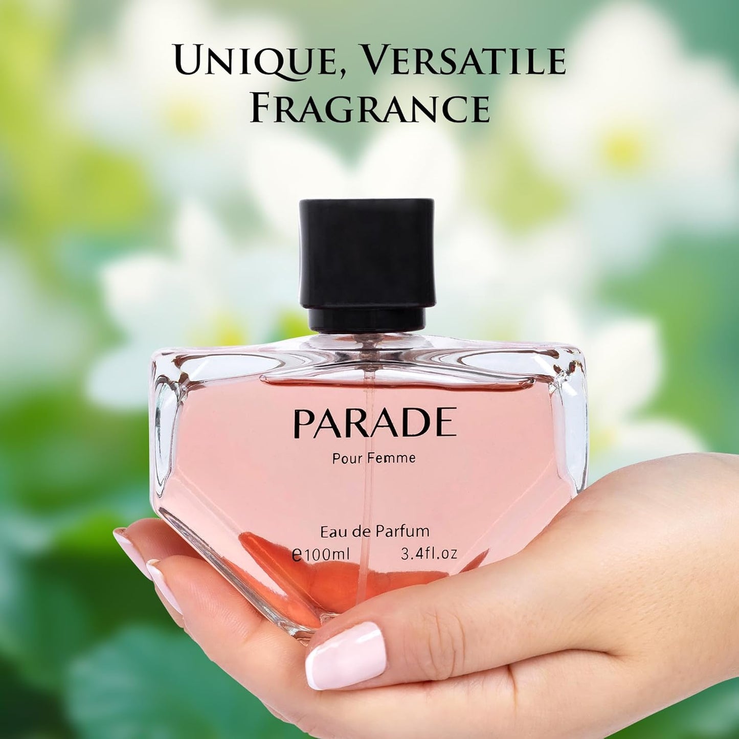 URBAN COLLECTION Parade Eau De Parfum for Women - Vegan & Cruelty-Free Amber Floral Scent | 100ml Elegant Bottle