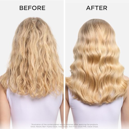 Kerastase Gloss Absolu Shampoo & Conditioner Set - High-Shine, Anti-Frizz, Deep Hydration for Glossy, Bouncy Hair