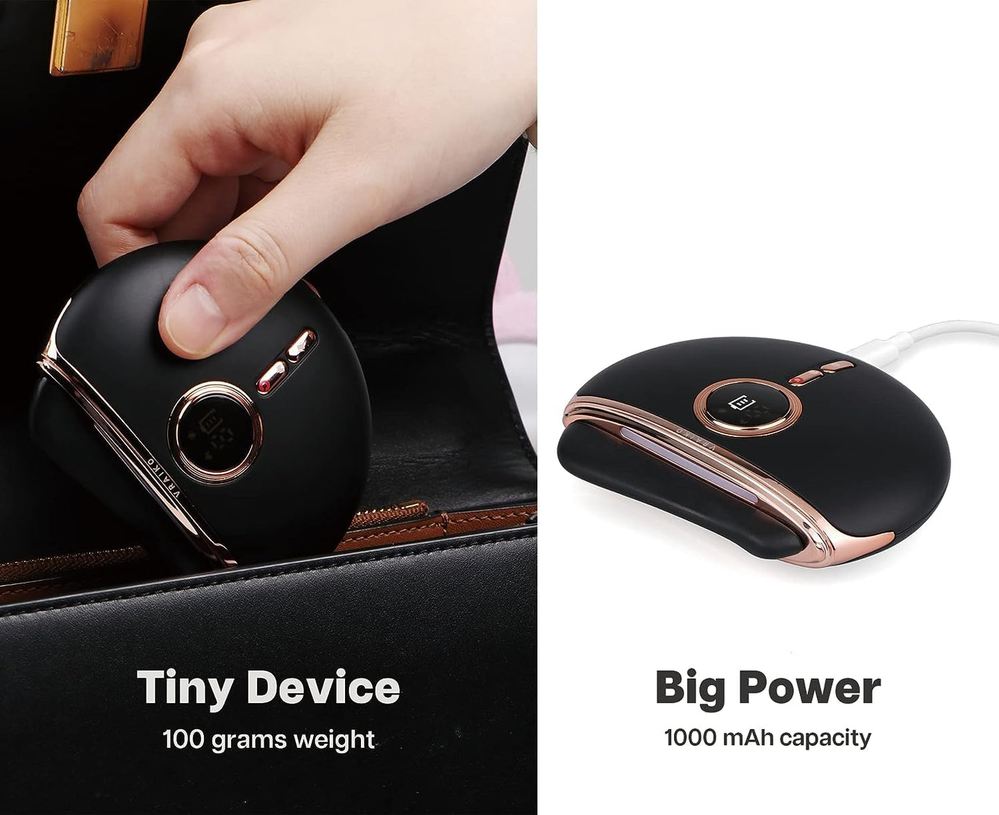 VRAIKO Eclipse Gua Sha Facial Tools, Face Sculpting Tool, Electric Face Massager with 3-Level Heat & Vibration & 1000mAh Battery, Anti-Aging, Neck & Face Lift, Wrinkle and Puffiness Reduction