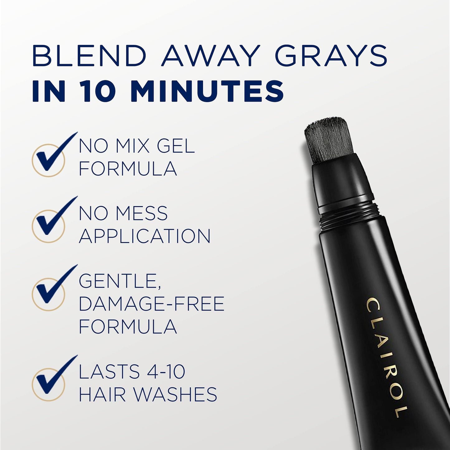 Clairol Root Touch-Up Semi-Permanent Hair Color Blending Gel, 5G Golden Brown, Pack of 1