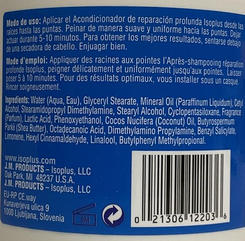 Isoplus Anti-Breakage Deep Repair Conditioner - Nourishing Formula for Stronger Hair | 16 Ounce