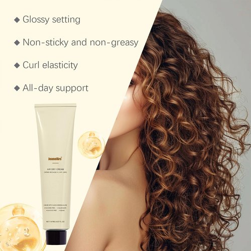 Air Dry Cream - Frizz Control Styling Cream by [Brand Name] | Enhances Natural Texture, 4.97 fl oz