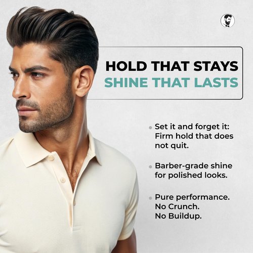 Gentlemen Republic 16oz Refined Hair Gel for Men - Premium Styling with 24-Hour Hold & Shine