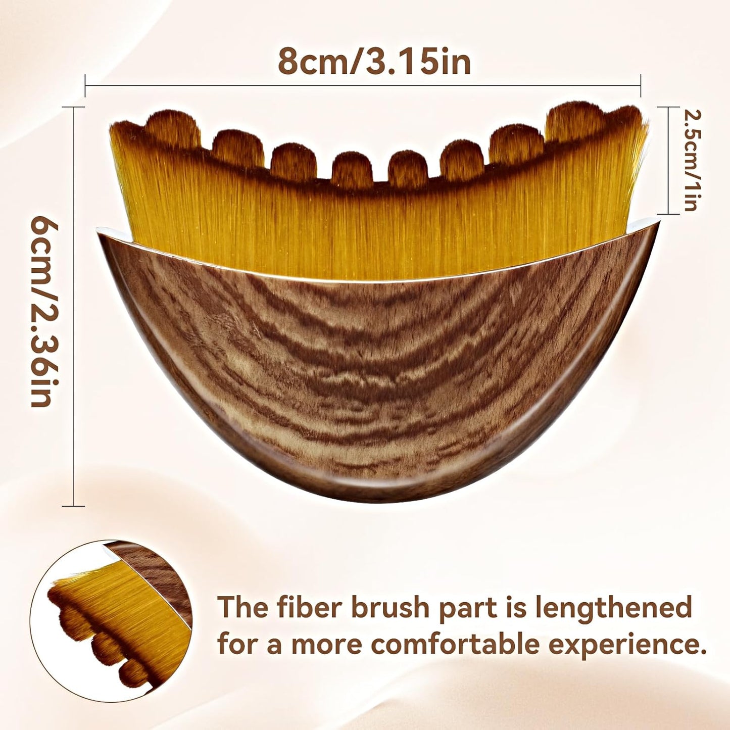 Skiennix Lymphatic Contour Face Sculpting Brush - Anti-Puffiness & Lift Massage Tool | 2 Pack for Glowing Skin