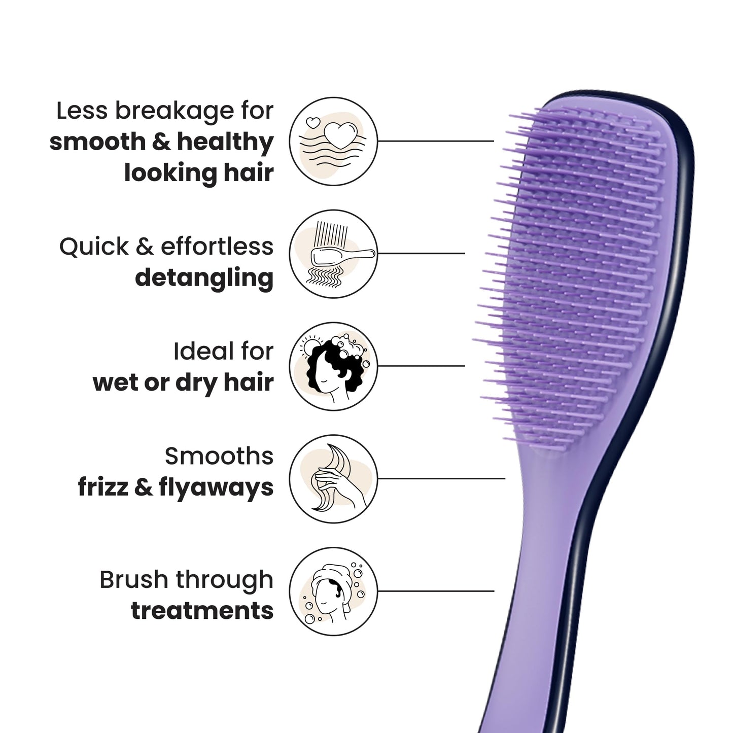 Tangle Teezer Zodiac Ultimate Detangler Hairbrush for Wet & Dry Hair, Eliminates Knots & Reduces Breakage for All Hair Types, Leo
