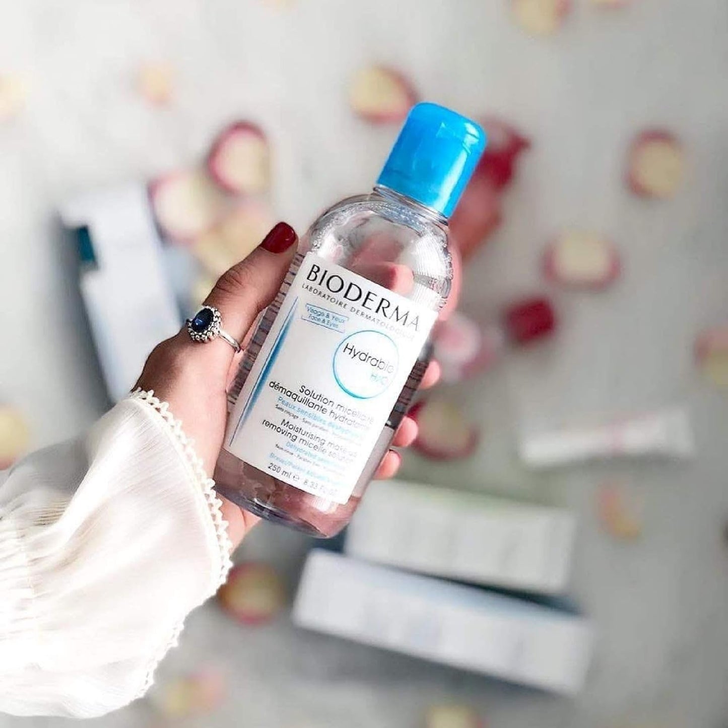 Bioderma Hydrabio Micellar Water - Hydrating Cleansing for Dehydrated Sensitive Skin | 33.4 Fl Oz