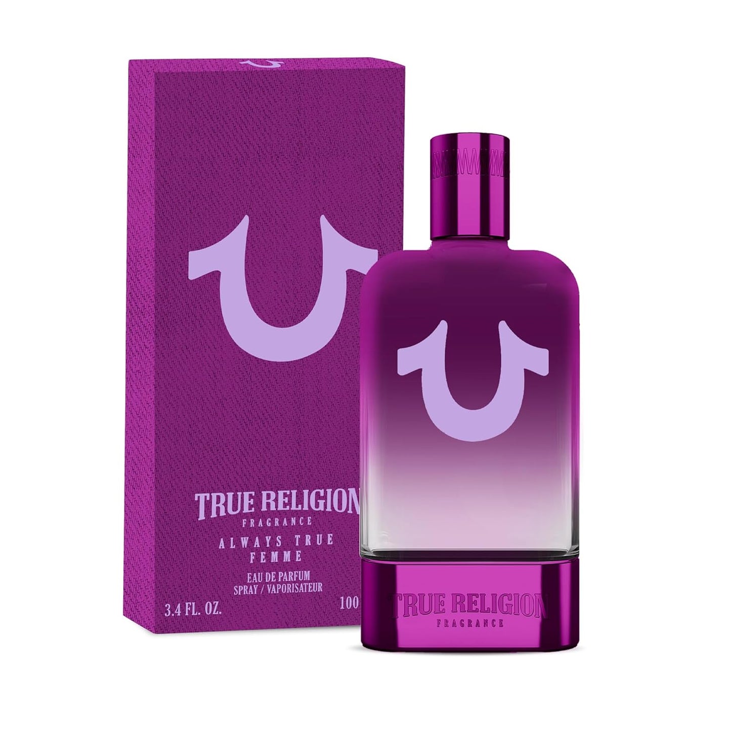 True Religion Always True Femme - 3.4 fl oz EDP | Women's Amber Floral Perfume with Fruity Notes