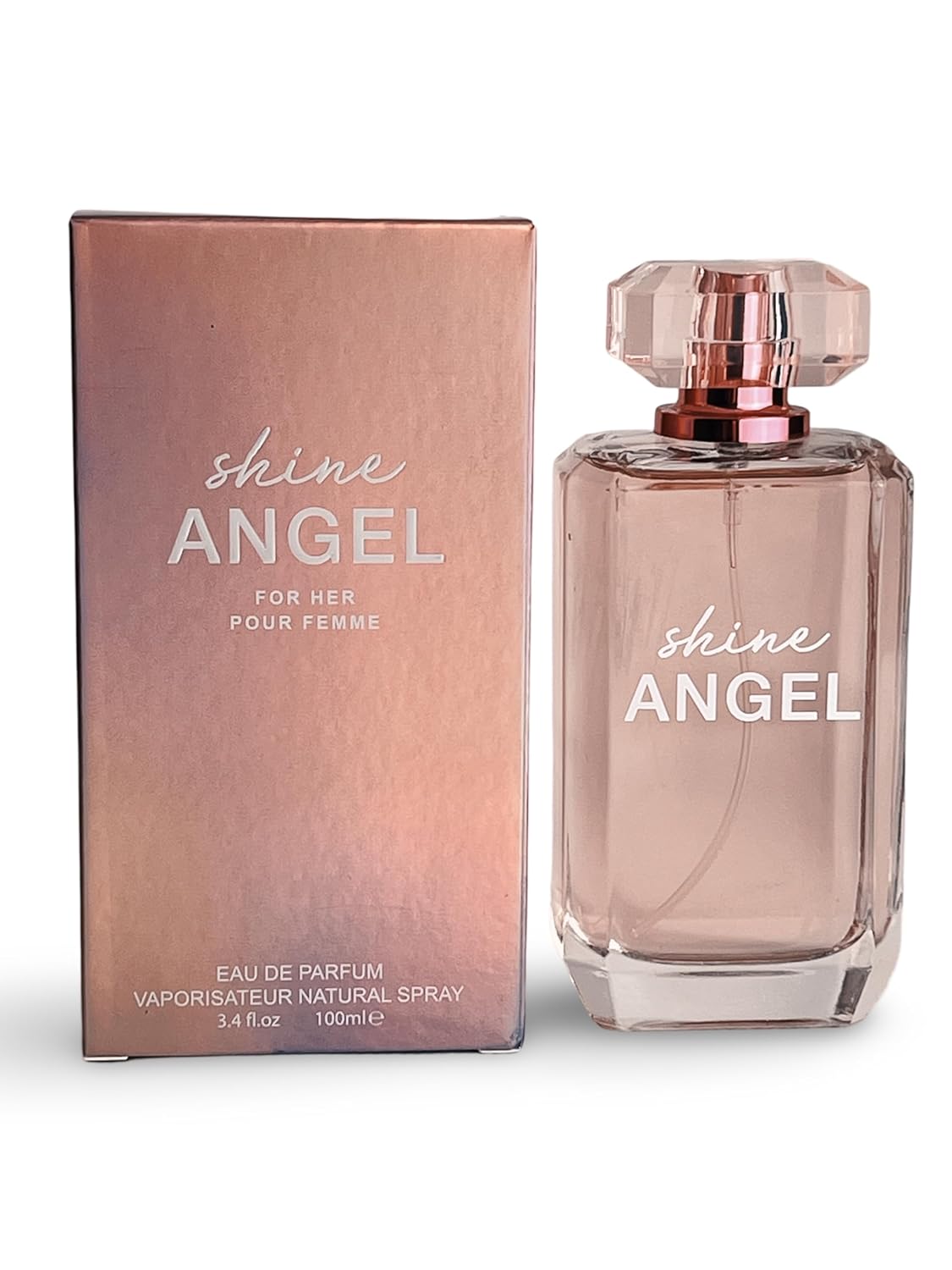 SHINE ANGEL Eau de Parfum for Women - 3.4 Fl Oz | Musk, Raspberry Nectar & Amber Fragrance
