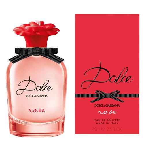 Dolce&Gabbana Dolce Rose Eau De Toilette Spray for Women - 75 ml | Floral Fragrance