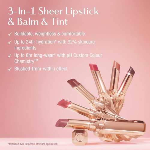 Charlotte Tilbury Pillow Talk Lip Tint - Long-Lasting Hydrating Balm for Plumper Lips