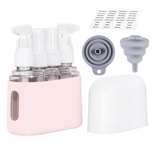 Bpluma Travel Bottles - Leak Proof Toiletry Containers | TSA Approved Liquid Kits with Labels