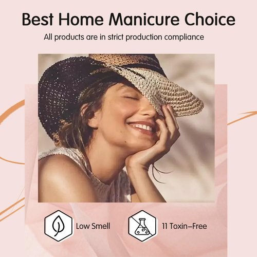 SHOYUM Nude Pink Gel Nail Polish Set- 6 Colors Sheer Milky White Jelly Gel Polish All Seasons Skin Tones Neutral Gel Polish Kit, Soak Off LED Gel Nail Kit Manicure DIY Home