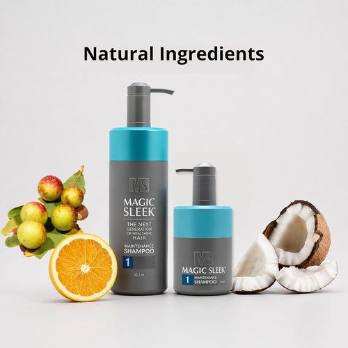 MagicSleek Hydrating Shampoo - Moisturizing & Cleansing Formula for All Hair Types | 17 oz