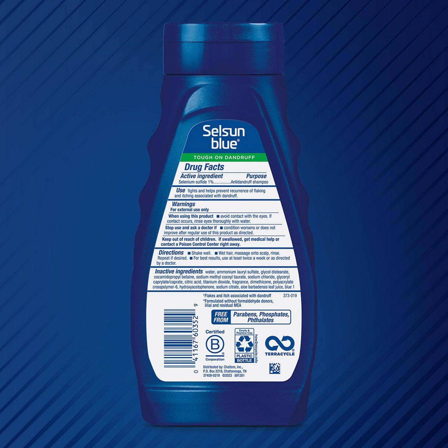 Selsun Blue Moisturizing Antidandruff Shampoo - Maximum Strength Scalp Treatment, 11 fl. oz.