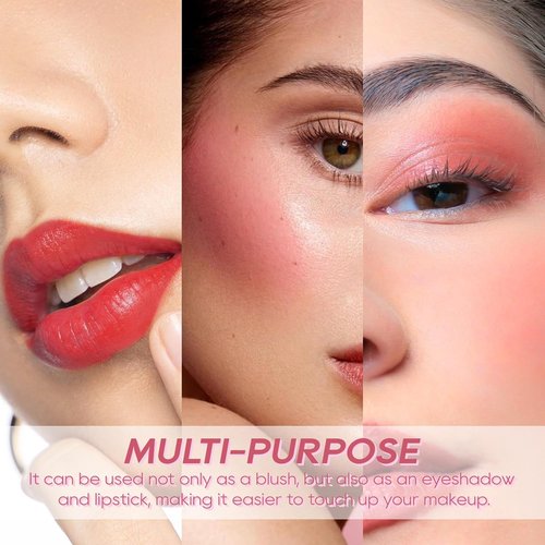 KYDA Liquid Blush - High Pigment Matte Tinted Cream for Cheeks | Lasting Dewy Finish in Nude Pink