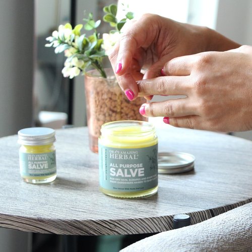 Ora's Amazing Herbal All Purpose Salve - Herbal Healing Skin Balm for Dry Cracked Hands | 4 oz
