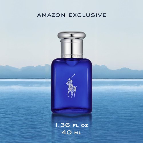 Ralph Lauren Fragrances - Polo Blue Eau de Toilette - Men's Cologne with Citrus, Sage & Suede - Fresh & Aquatic