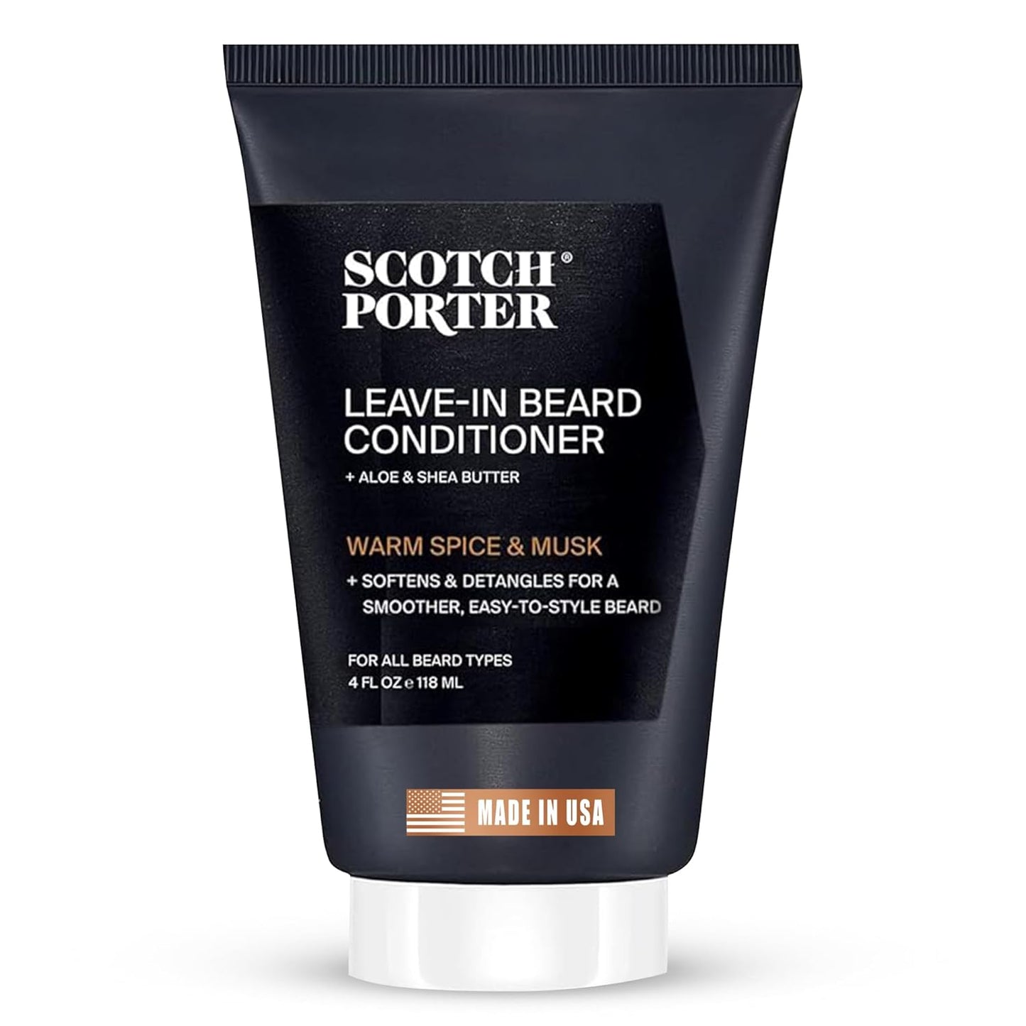 Scotch Porter Leave-In Beard Conditioner - Deep Conditioning Softener for Hydration & Shine | 4 oz.