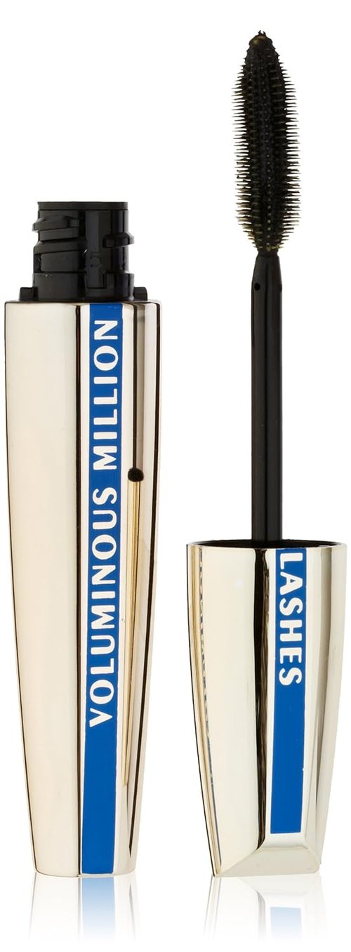 L’Oreal Paris Voluminous Million Lashes Mascara - Waterproof, Collagen-Infused, Black, 0.32 Fl Oz