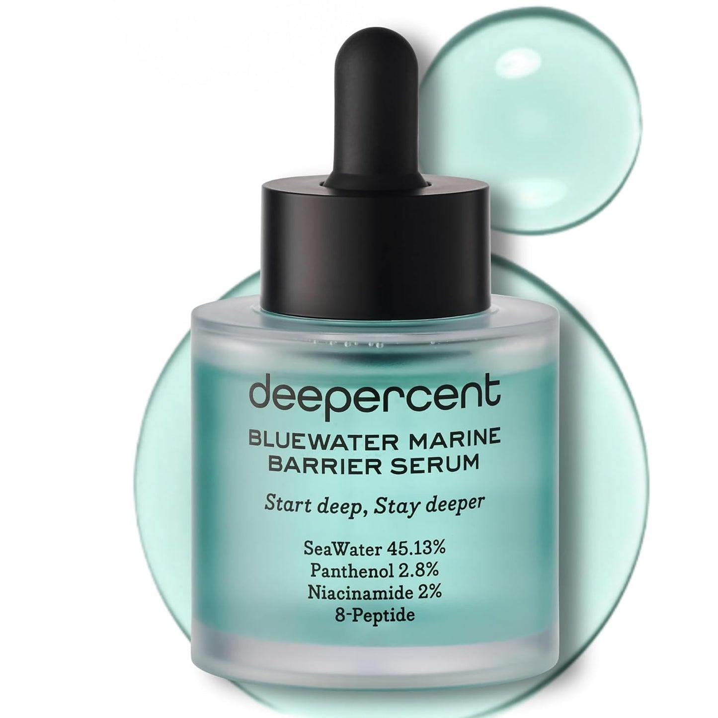 DEEPERCENT Anti-Aging Face Serum - Deep Hydration & Skin Barrier Repair for Mature Skin | 1.52 fl oz