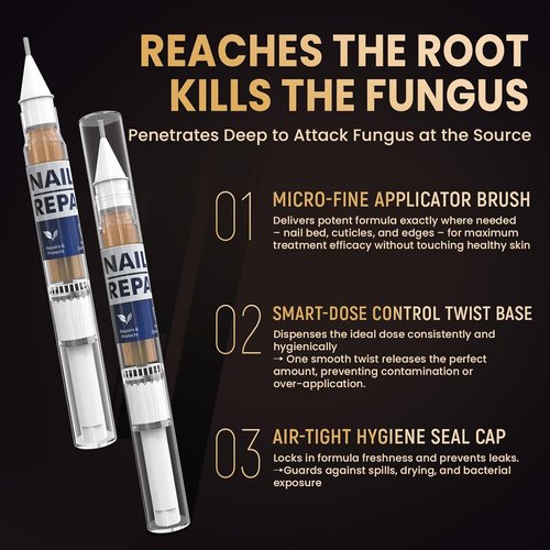 Regine Switzerland Toenail Fungus Treatment Pen - Extra Strength with Natural Plant Extracts for Healthy Nails