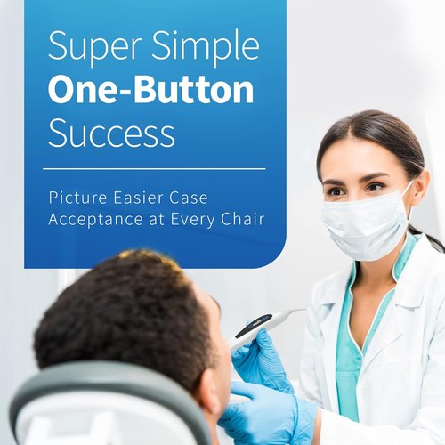 Intraoral Camera by [Brand Name] - Crystal Clear Images | Lightweight & Ergonomic Design, Easy One-Button Operation