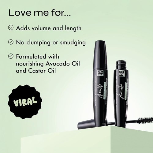 Beauty Crop Avocuddle Mascara - Volumizing Formula in Blacker Than Black - 12 ml Size