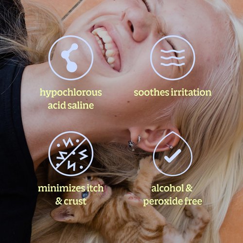 BRIOTECH Pierce Spray, Hypochlorous Acid, Gentle Piercing Aftercare, Calm Redness & Itch, Reduce Bumps, HOCl Saline Spray, Contact Free, No Rinse or Residue, Alcohol Free, 4 fl oz