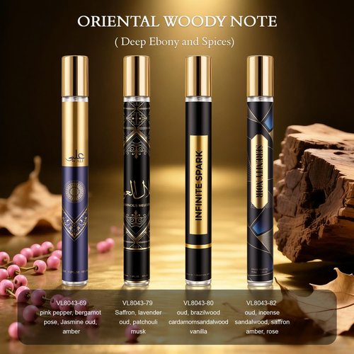 OFUN Cologne Set for Men - 10 Travel Size Perfume Samples with Woody, Fruity & Floral Notes | Perfect Gift for Any Occasion