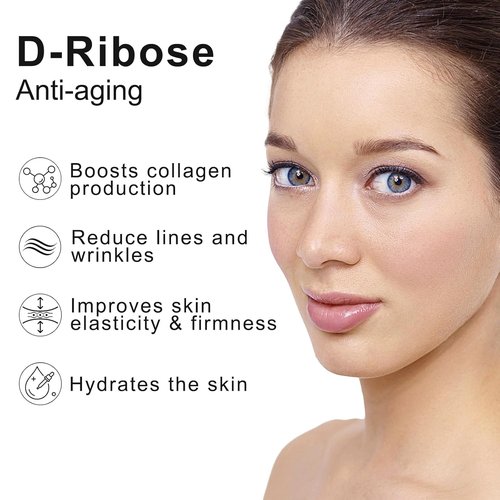 Ribose Cream - Anti-Aging Moisturizer with D-Ribose & Coconut Oil | Tightens & Firms Skin, 2.5 oz