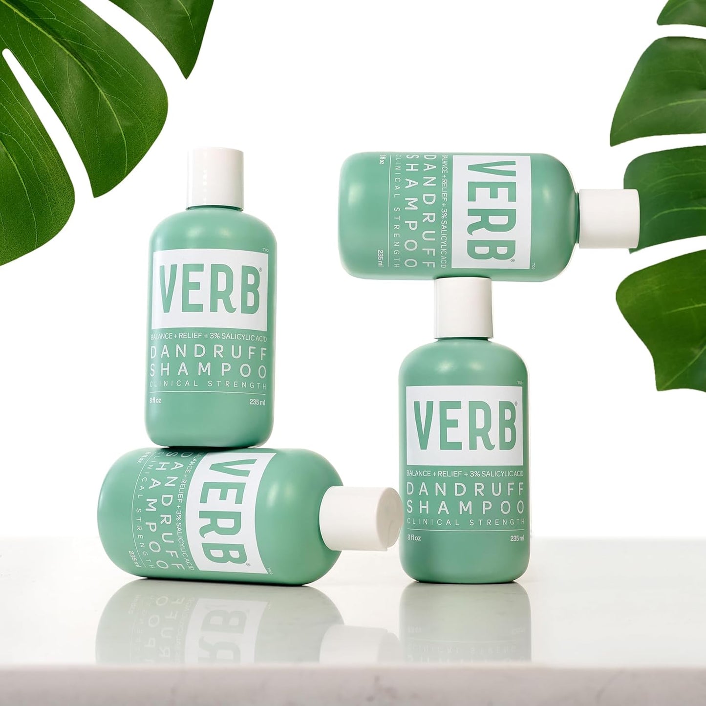 VERB® Dandruff Shampoo - Clinical Strength Relief with 3% Salicylic Acid for Gentle Cleansing