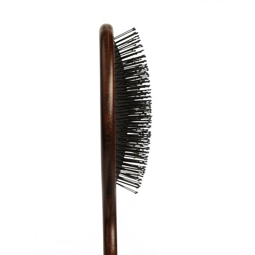 BUR BUR Mermaid Brush - Wet Detangling Hair Brush | Flexible Nylon Bristles & Wooden Handle | Scalp Massager