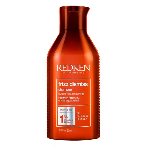 Redken Frizz Dismiss Shampoo - Smooth & Shine for Frizzy Hair, Weightless Frizz Control, Sulfate-Free