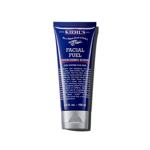 Kiehl's Facial Fuel Exfoliating Face Scrub - Men's Cleanser for Smooth Skin & Soft Facial Hair | Caffeine & Citrus Extracts