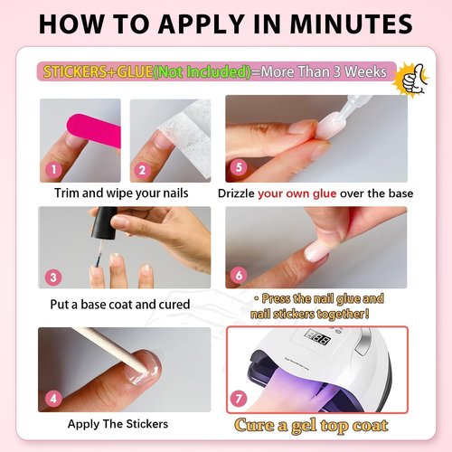 KQueenest Pastel Light Pink Press on Nails Short Oval, Glossy Soft Gel Fake Nails Press on, Extra Short Almond Fake Nails with UV Cover, Thick Acrylic Glue on Nails for Wome Wedding & Everyday 4 Pcs