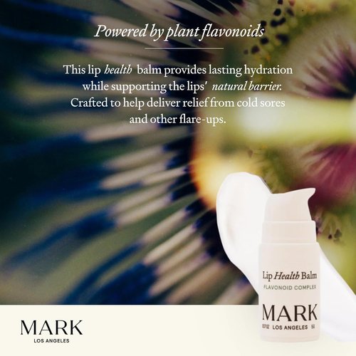 Lip Balm for Cracked Dry Lips | Cold Sore Repair | Plant Flavonoid Complex | Remedy for Soft Smooth Lips | Lightweight Nourishing Formula | 0.17 oz