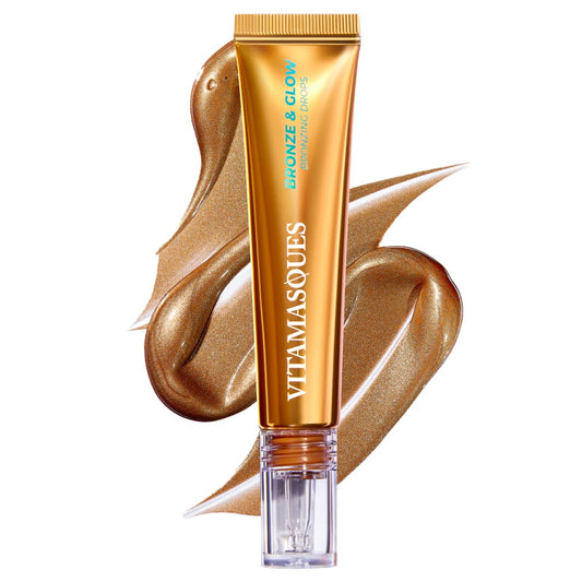 Vitamasques Bronzing Drops - Clean & Skin-Friendly Tanning Solution for a Radiant Glow | Fragrance-Free, Dermatologist Tested