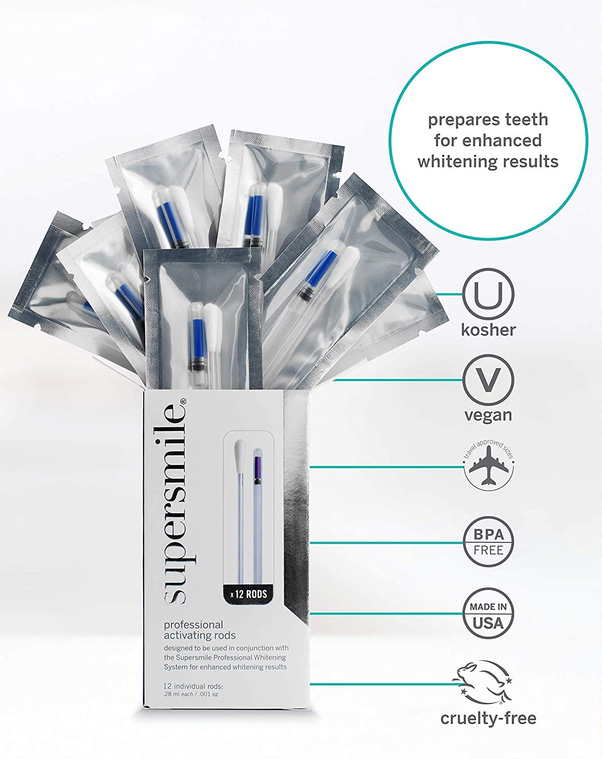 Supersmile Professional Activating Rods - Enhance Your Smile with Advanced Whitening Technology