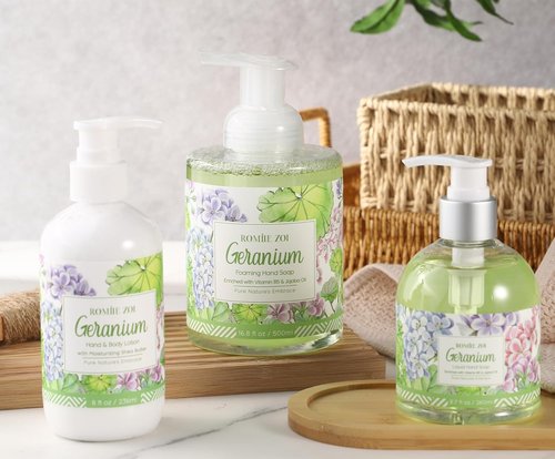 ROMIIE ZOI Daily Hand & Body Lotion - Moisturizing Shea Butter & Geranium - 236 ML / 8 FL OZ