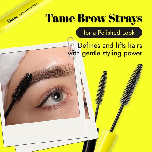 Moist Diane Hair Wax Stick for Women, Fly Away Stick for Hair, Hair Mascara, Hair Stick for Flyaways for Quick Fix with Anti-Frizz Serum, HAIR Finishing STICK & Flyaway HAIR Tamer Made in Japan | HARD