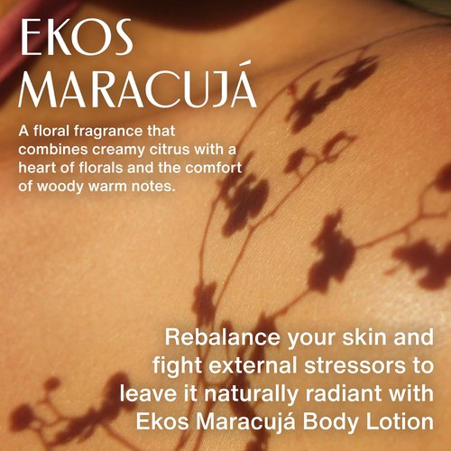 Natura Ekos Passion Fruit Body Lotion - 24-Hour Hydration & Calming Formula - Vegan Skin Care - 13.5 fl oz