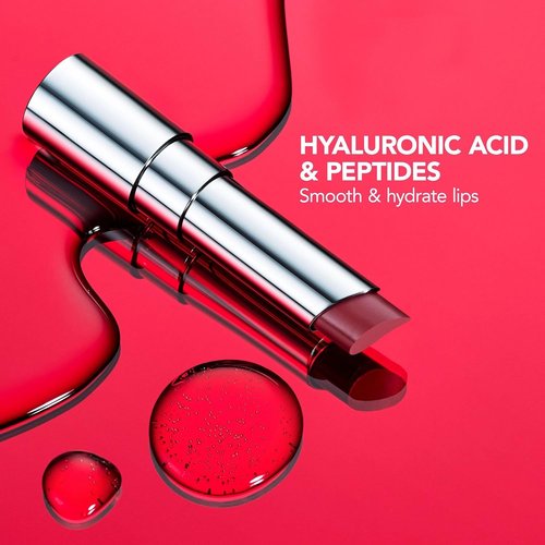 BUXOM Full-On Plumping Satin Lipstick - Pigment-Rich Creamy Color with Peptides & Hyaluronic Acid