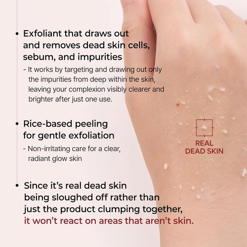 Dr. Melaxin Peel Shot Glow Black Rice Peeling Ampoule - Gentle Exfoliating Serum with AHA & BHA, 2.71 fl. oz.