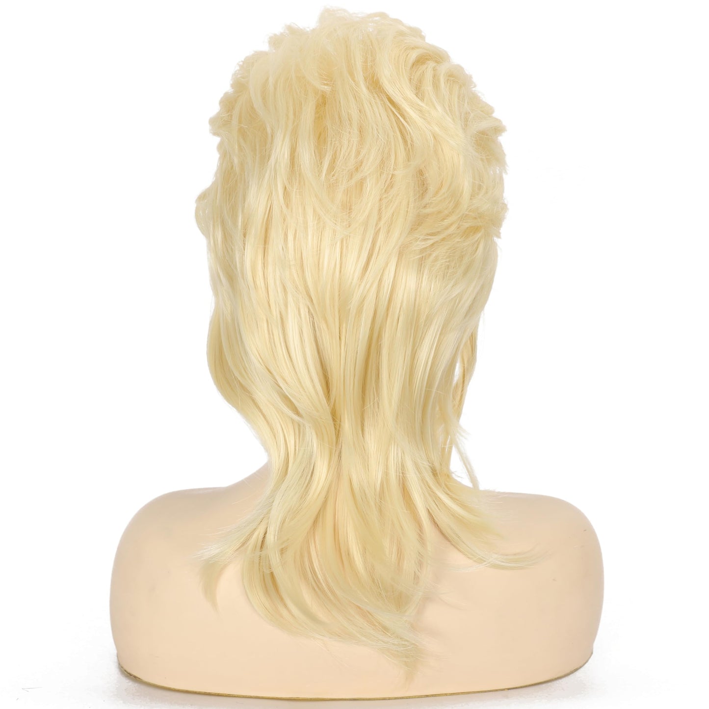 Daiaces Blonde Mullet Wigs for Women 80s Rocker Wig Costumes Fancy Party Cosplay Halloween Wig