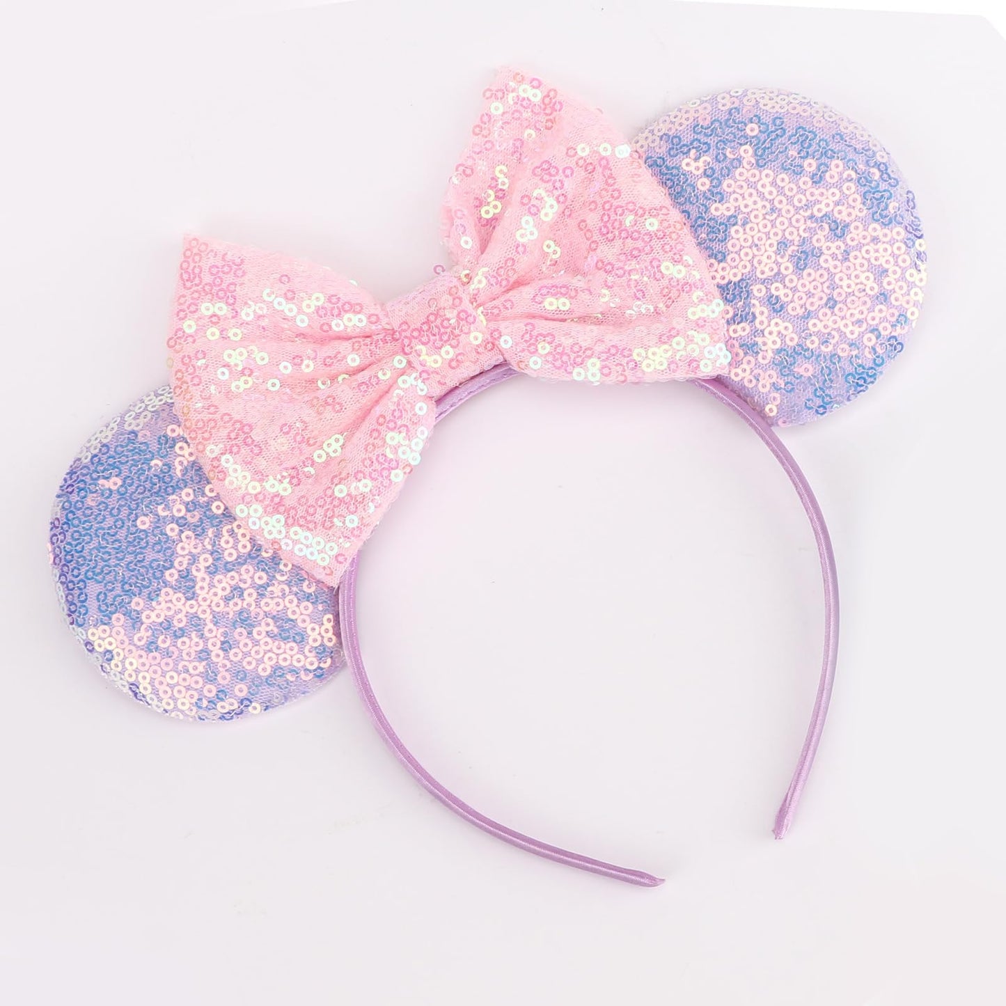 DRESHOW Mouse Ears Bow Headbands Glitter Party Decoration Cosplay Costume for Girls & Women